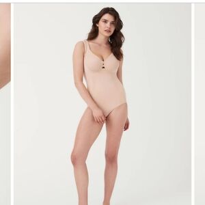 SPANX OnCore Sculpting Open Bust Panty Bodysuit